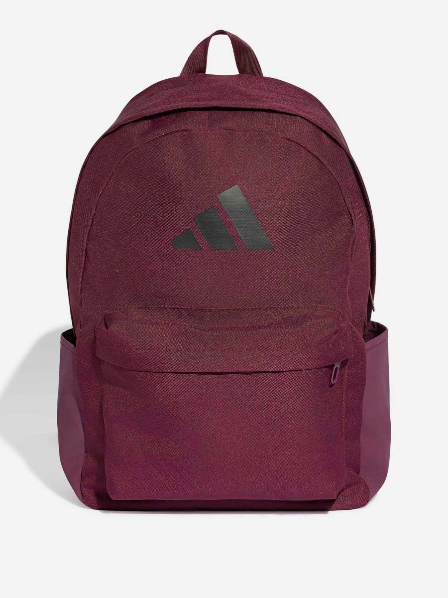 Kids Burgundy Classic 3 Bar Logo Backpack
