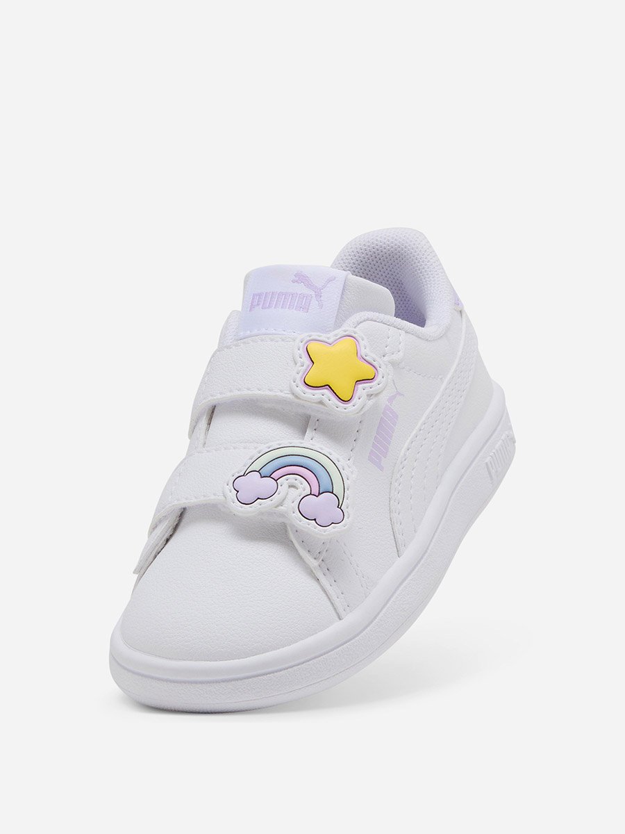 White Smash 3.0 Badges Sneakers