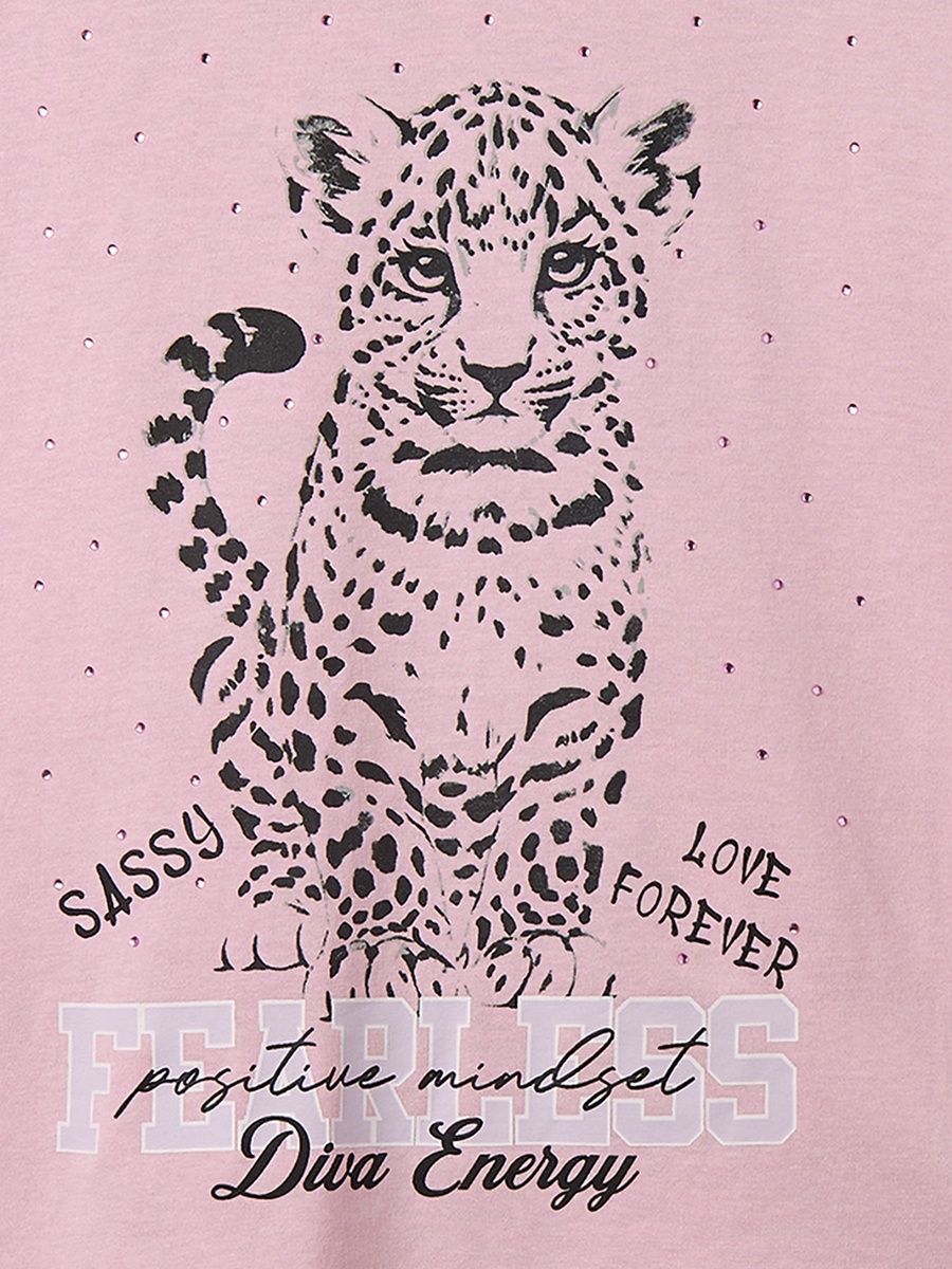 Crew Neck Short Sleeves T-Shirt with Graphic Print