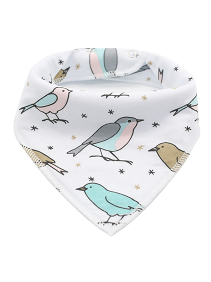Pack of 4 - Baby Bandana Drool Bibs- Organic Cotton