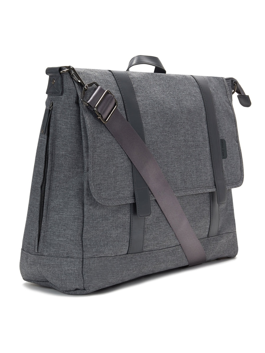 Evolve 2 Car Seat 0-12yrs with Grey Dads Diaper Hand Bag - Dark Grey