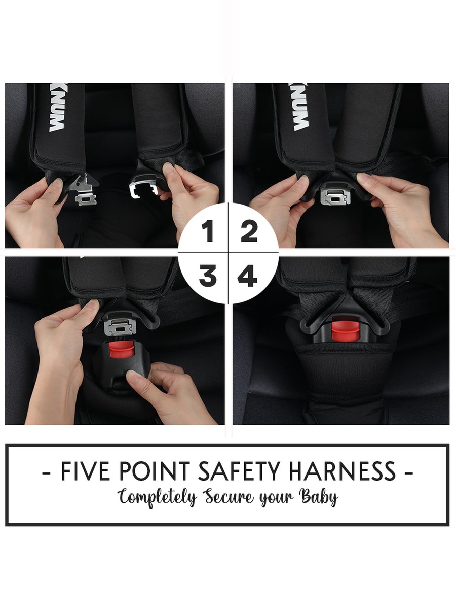 Nova Car Seat 9mnth - 12yrs Black