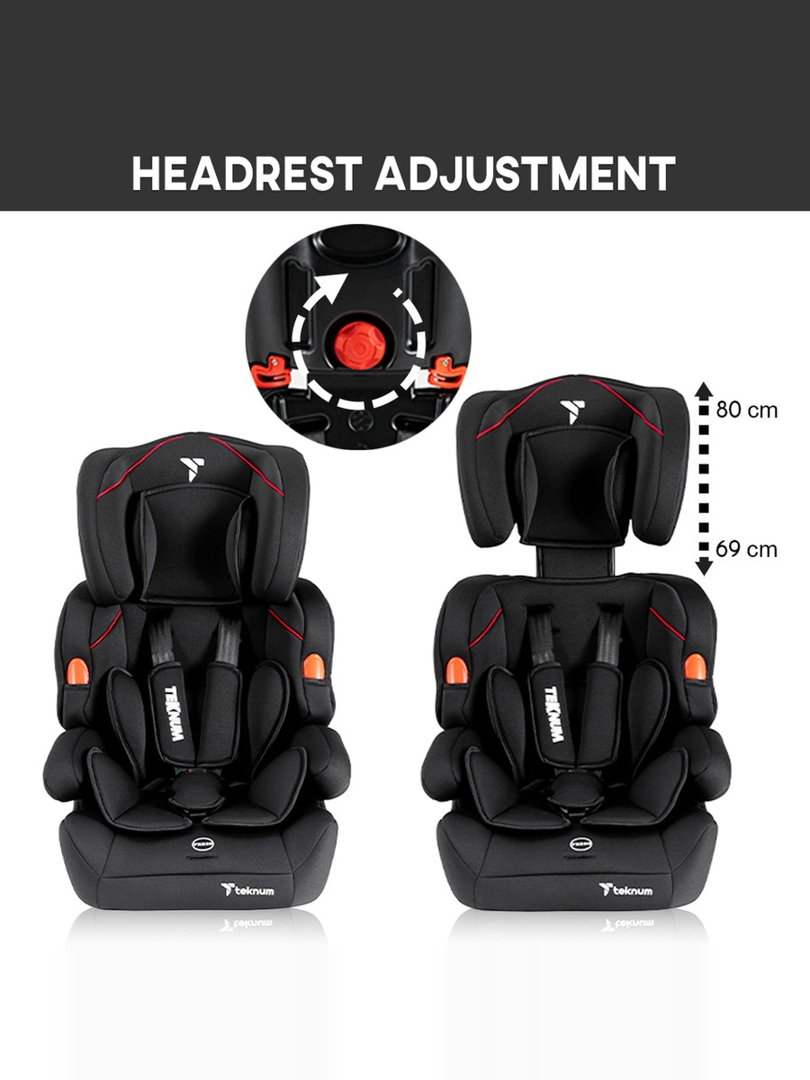 Nova Car Seat 9mnth - 12yrs Black