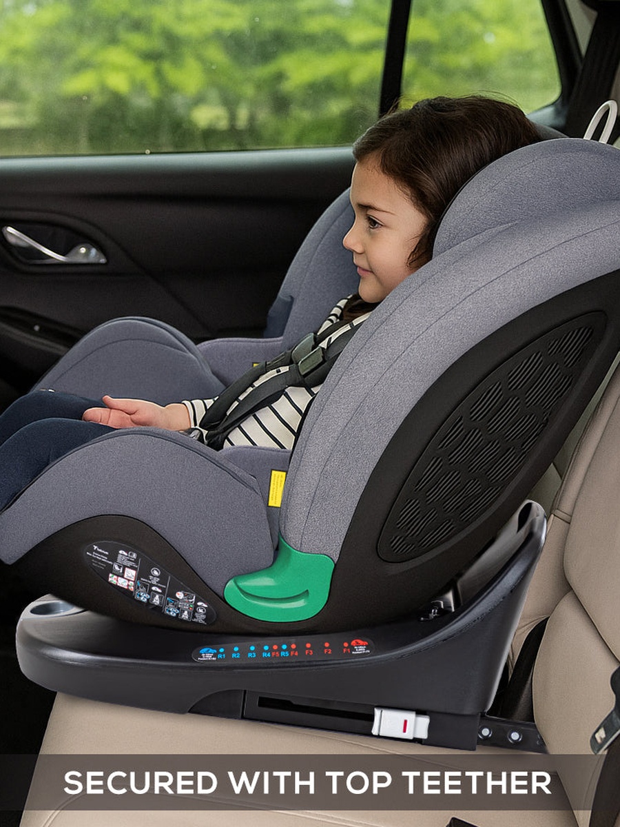 Evolve Prime iSize Car Seat with Isofix - Grey