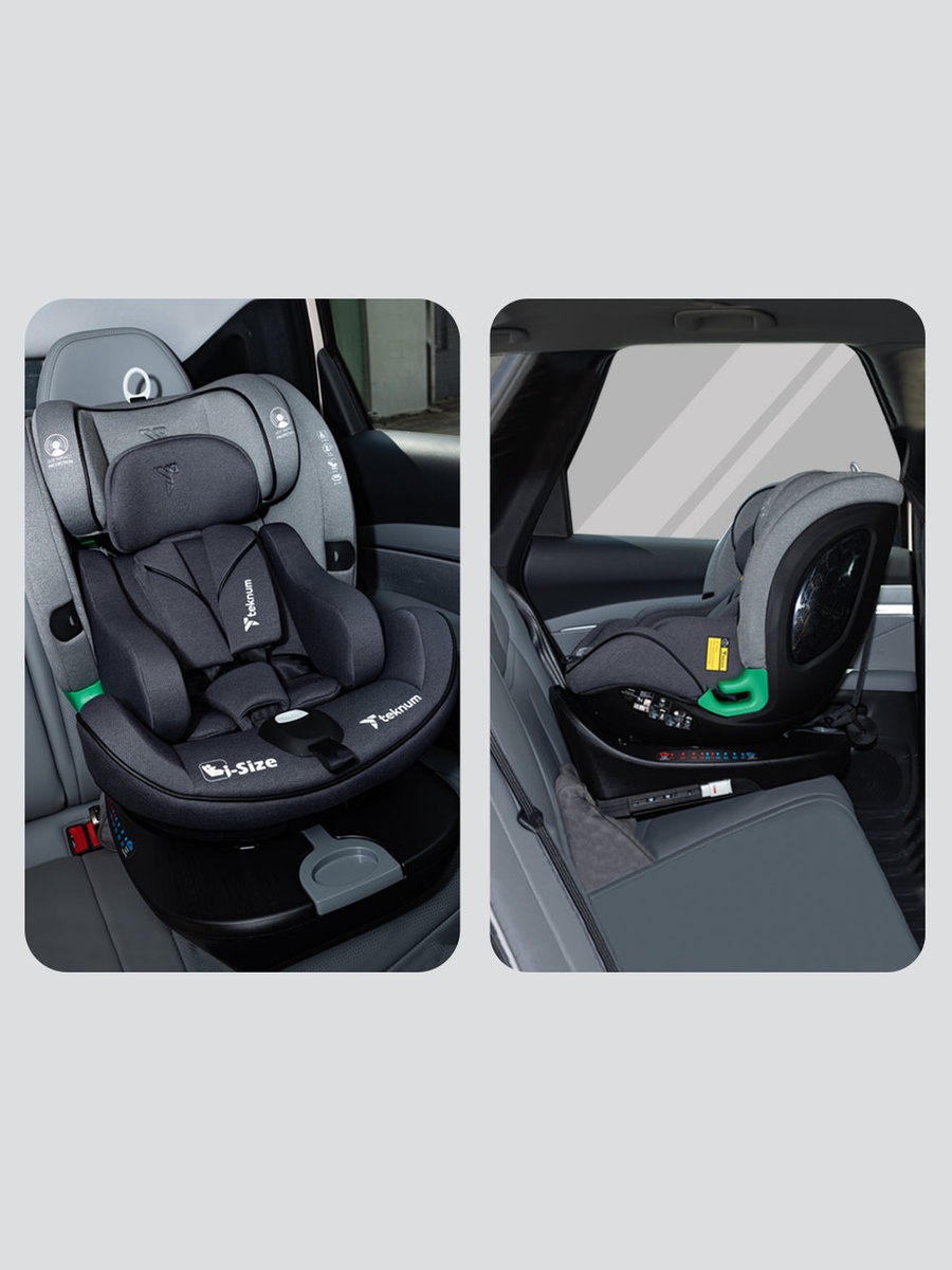 Evolve Prime iSize Car Seat with Isofix - Grey