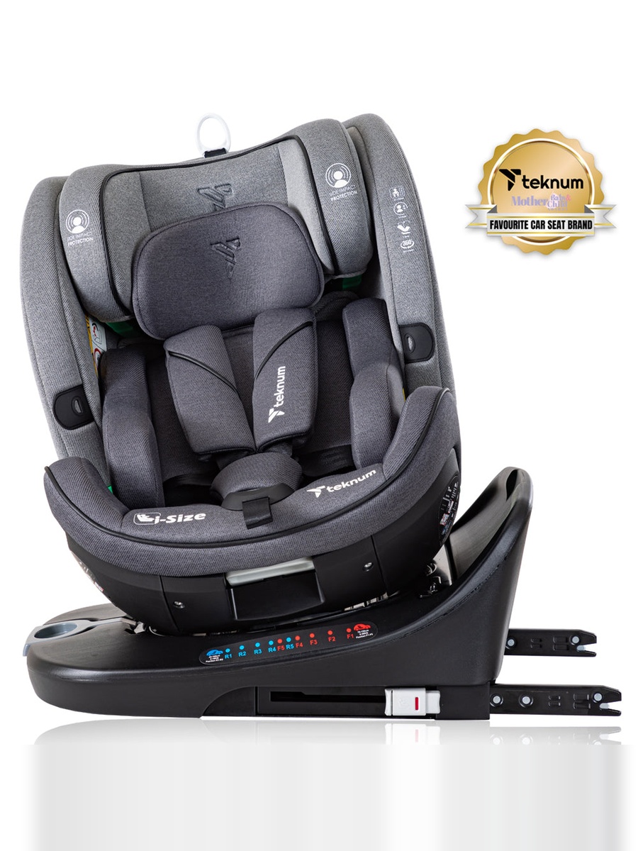 Evolve Prime iSize Car Seat with Isofix - Grey
