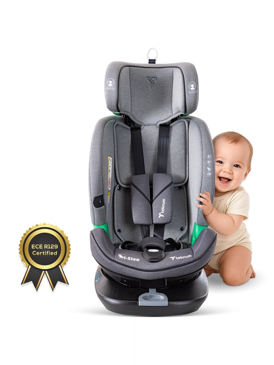 Evolve Prime iSize Car Seat with Isofix - Grey