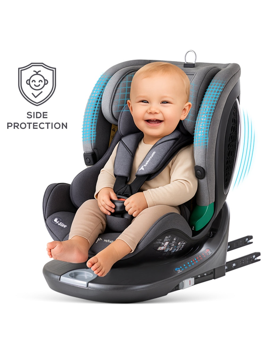 Evolve Prime iSize Car Seat with Isofix - Grey