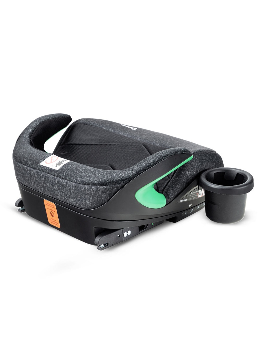 Car Seat I-Size Booster with 4 Reclining Mode and Isofix - Grey