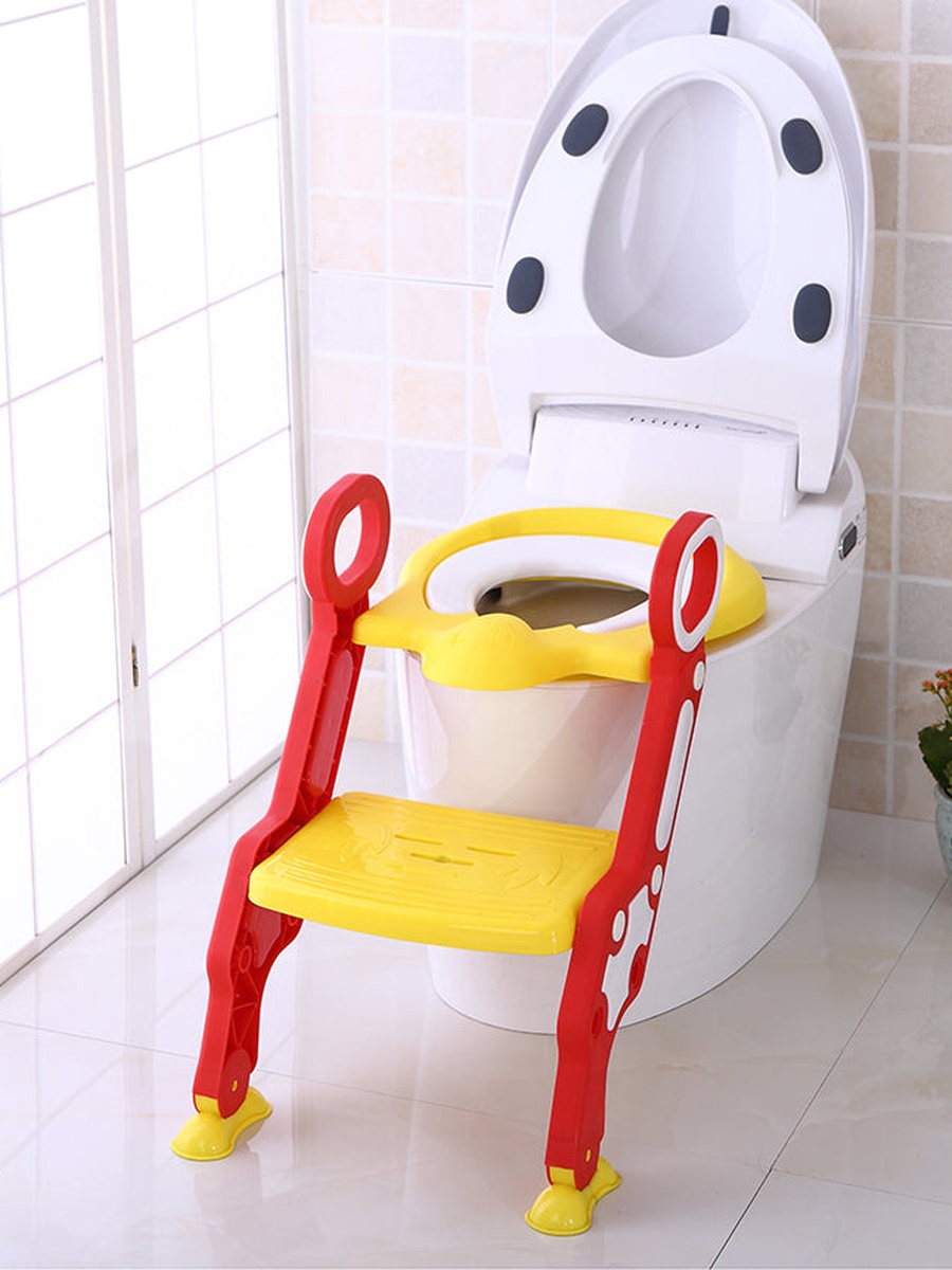 Step Stool Foldable Potty Trainer Seat - Yellow