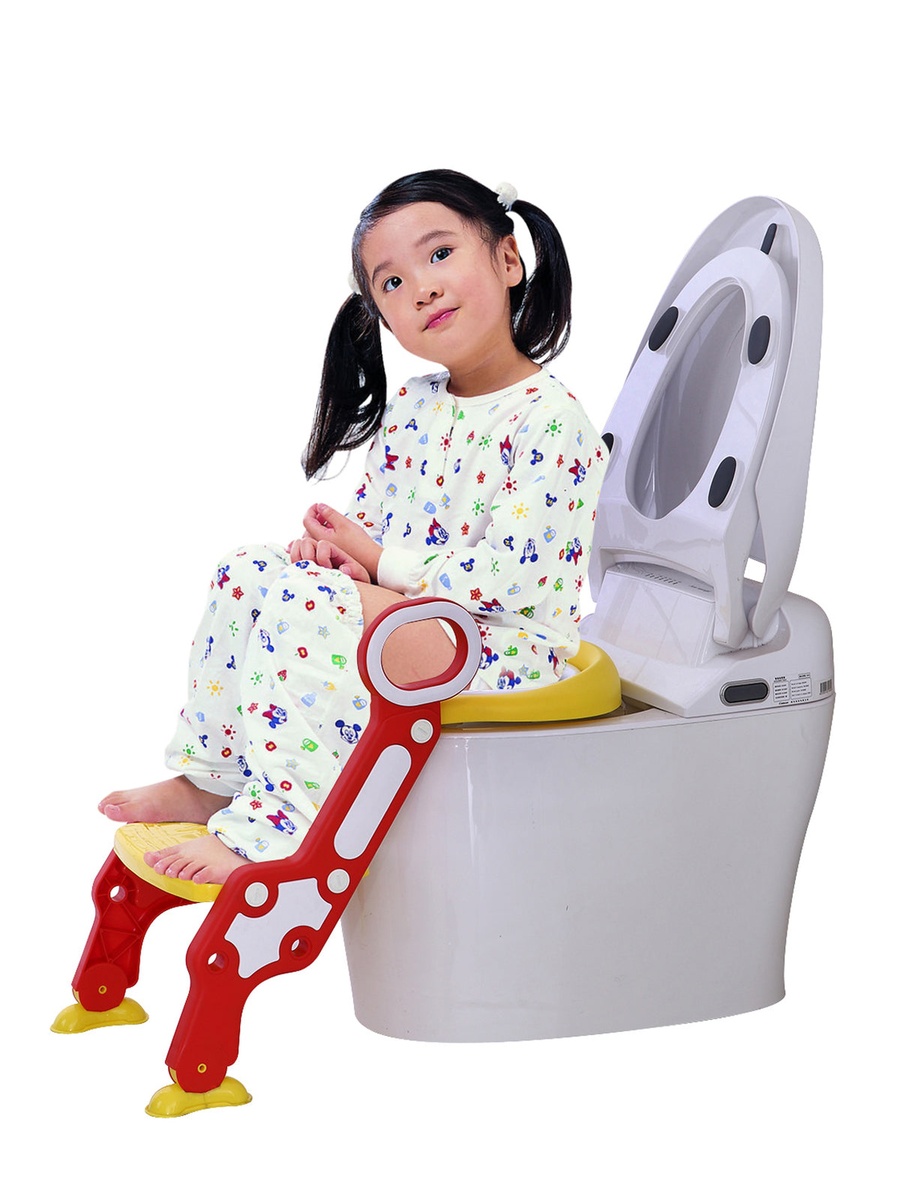 Step Stool Foldable Potty Trainer Seat - Yellow