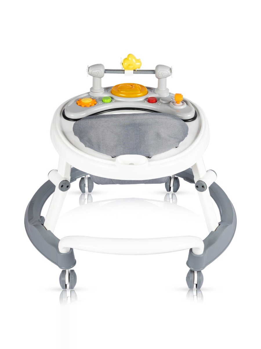 Foldable Baby Walker with Interactive Toys, Lightweight and Compact Design for 6-18 Months