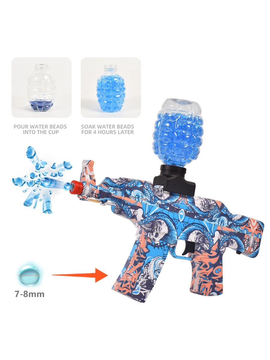 Gel Blaster Gun for Kids - Blue
