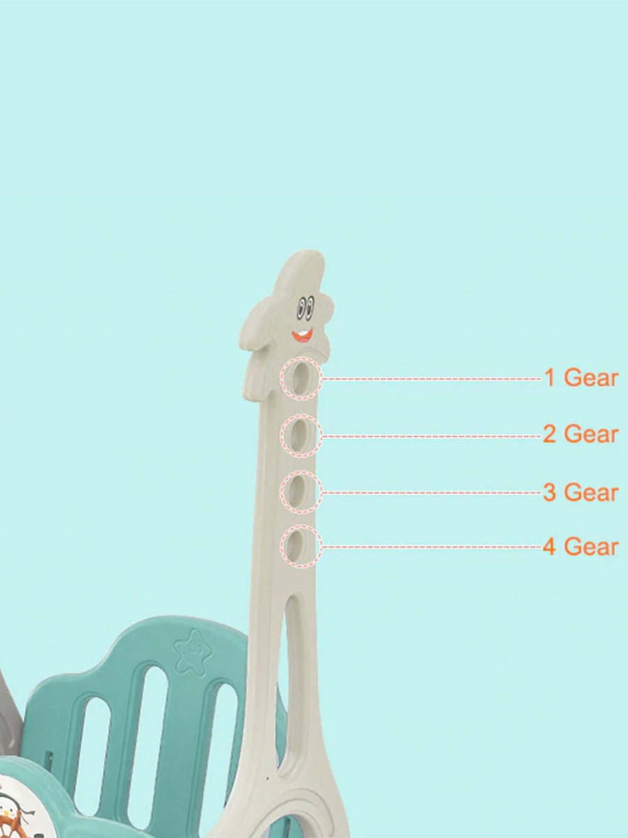 3in1 Swing with Slide - Green