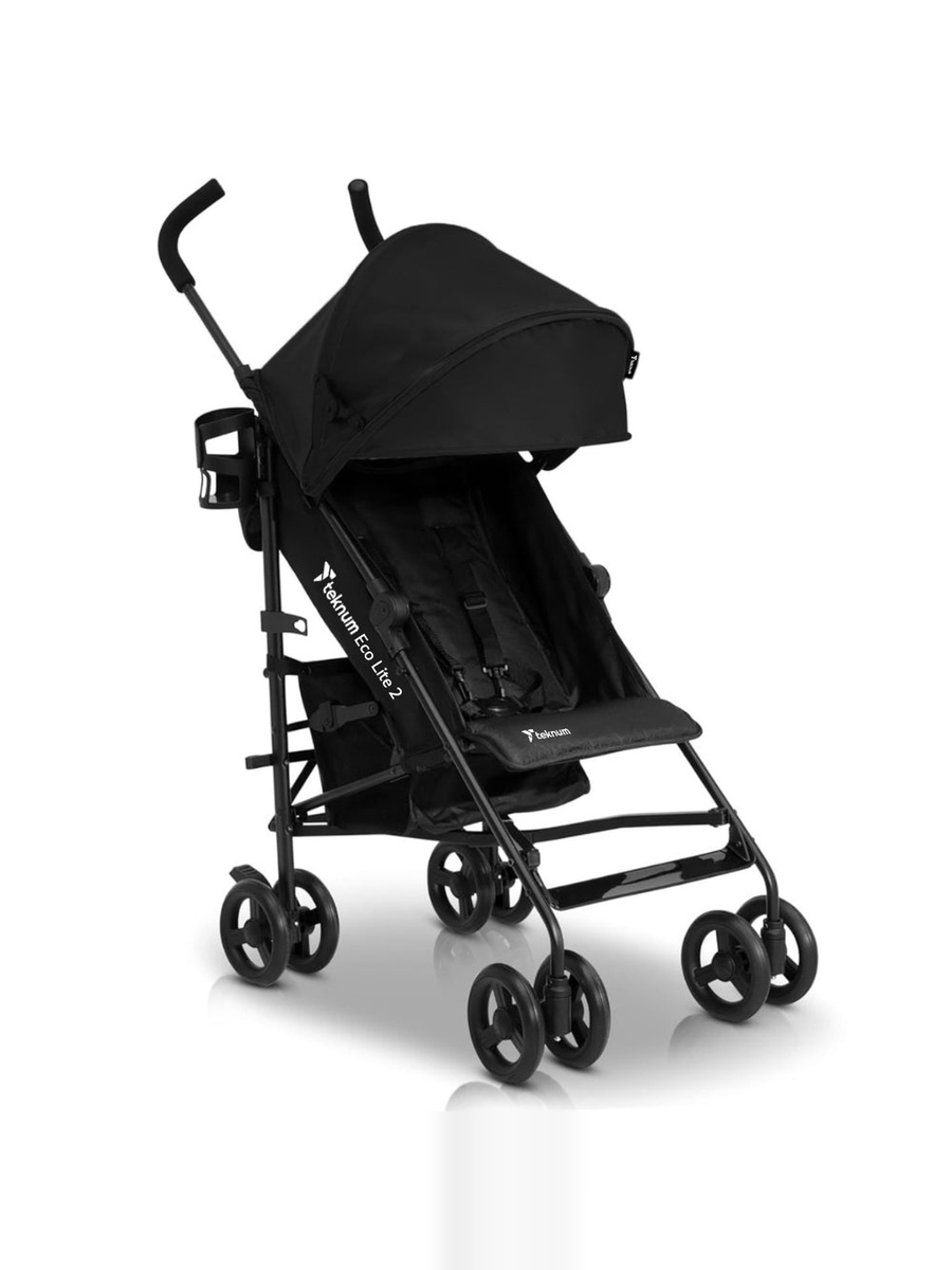 Eco Lite 2 Stroller with Cup Holder - Black