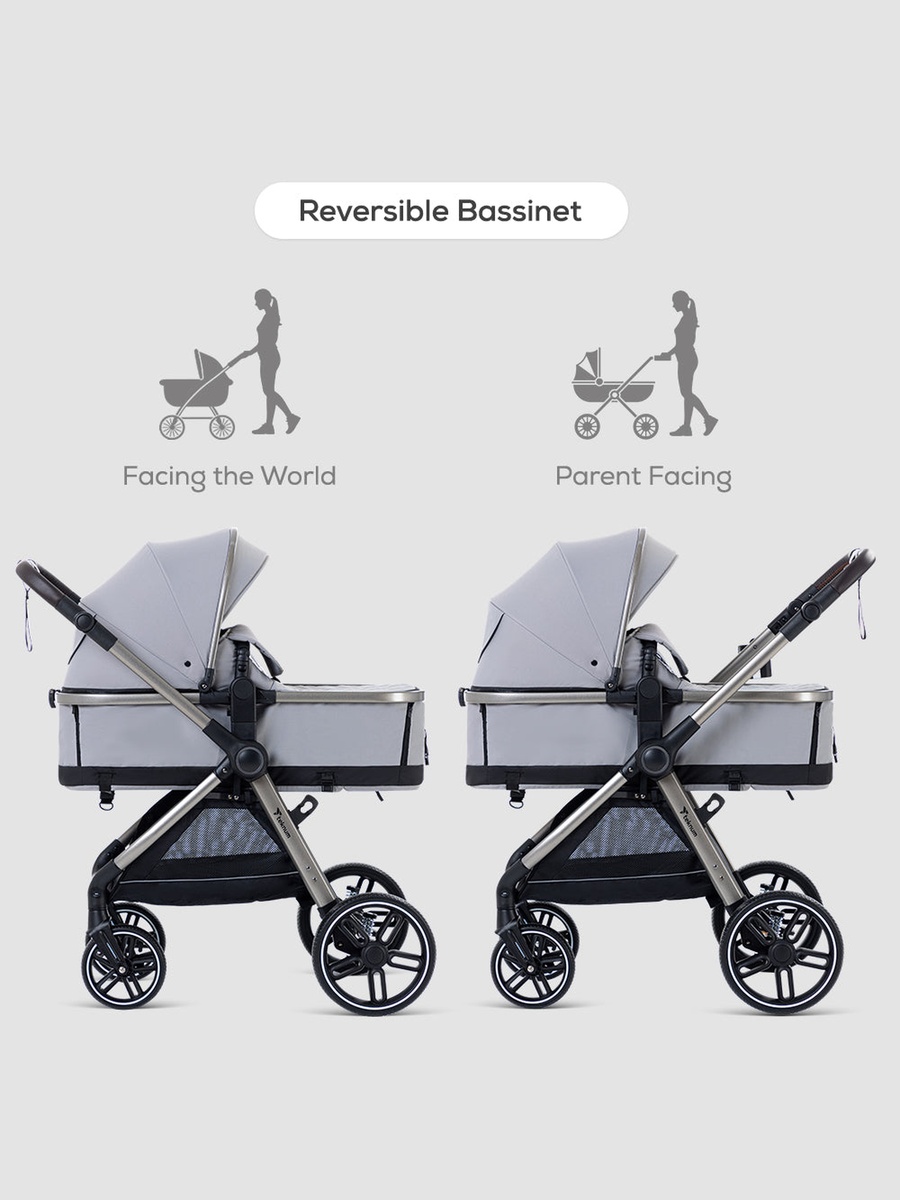 3in1 Travel Prime Stroller - Grey