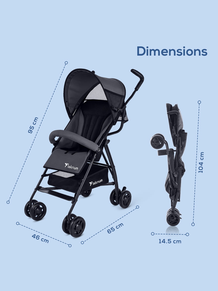 Eco Lite Stroller - Graphite