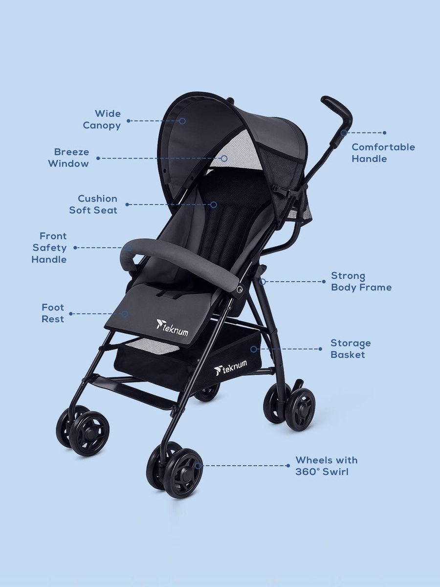 Eco Lite Stroller - Graphite