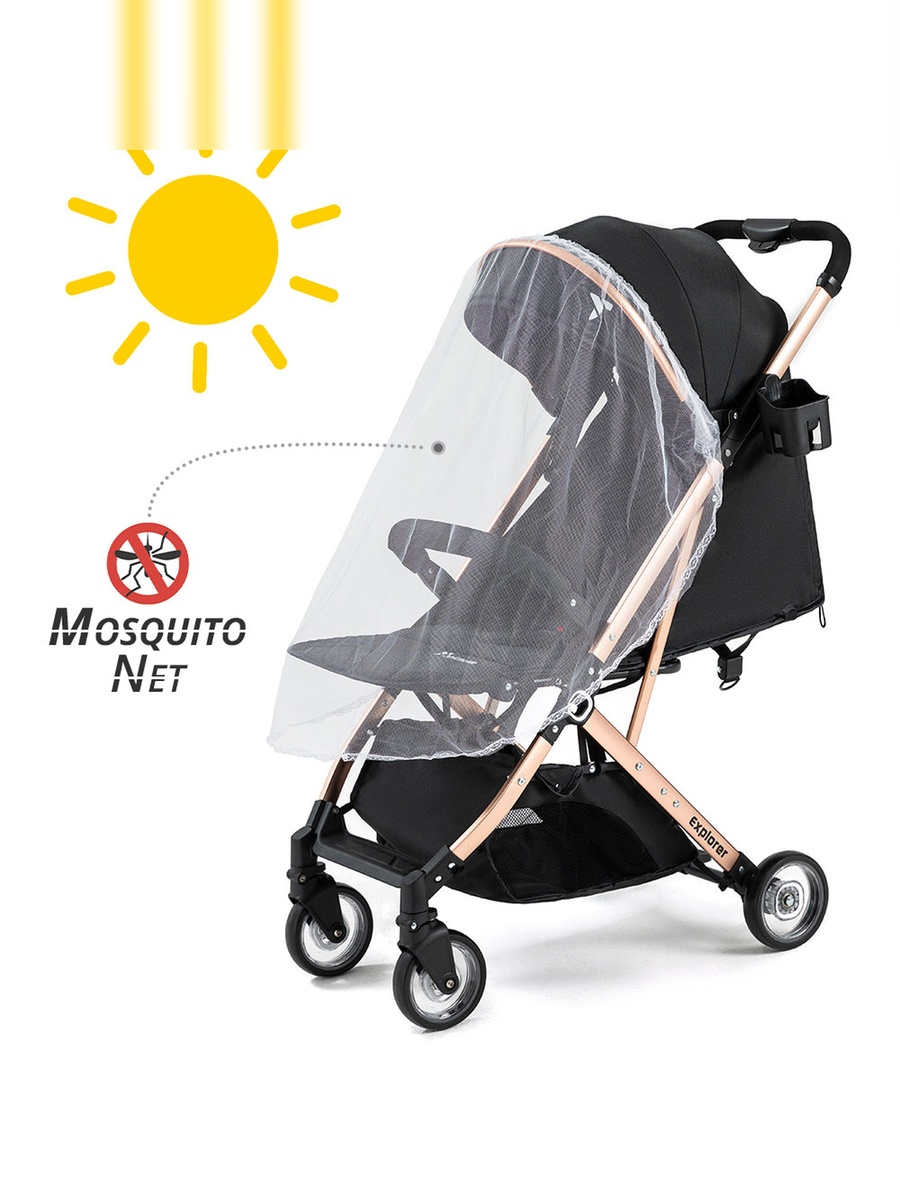 Explorer Travel Stroller - Black