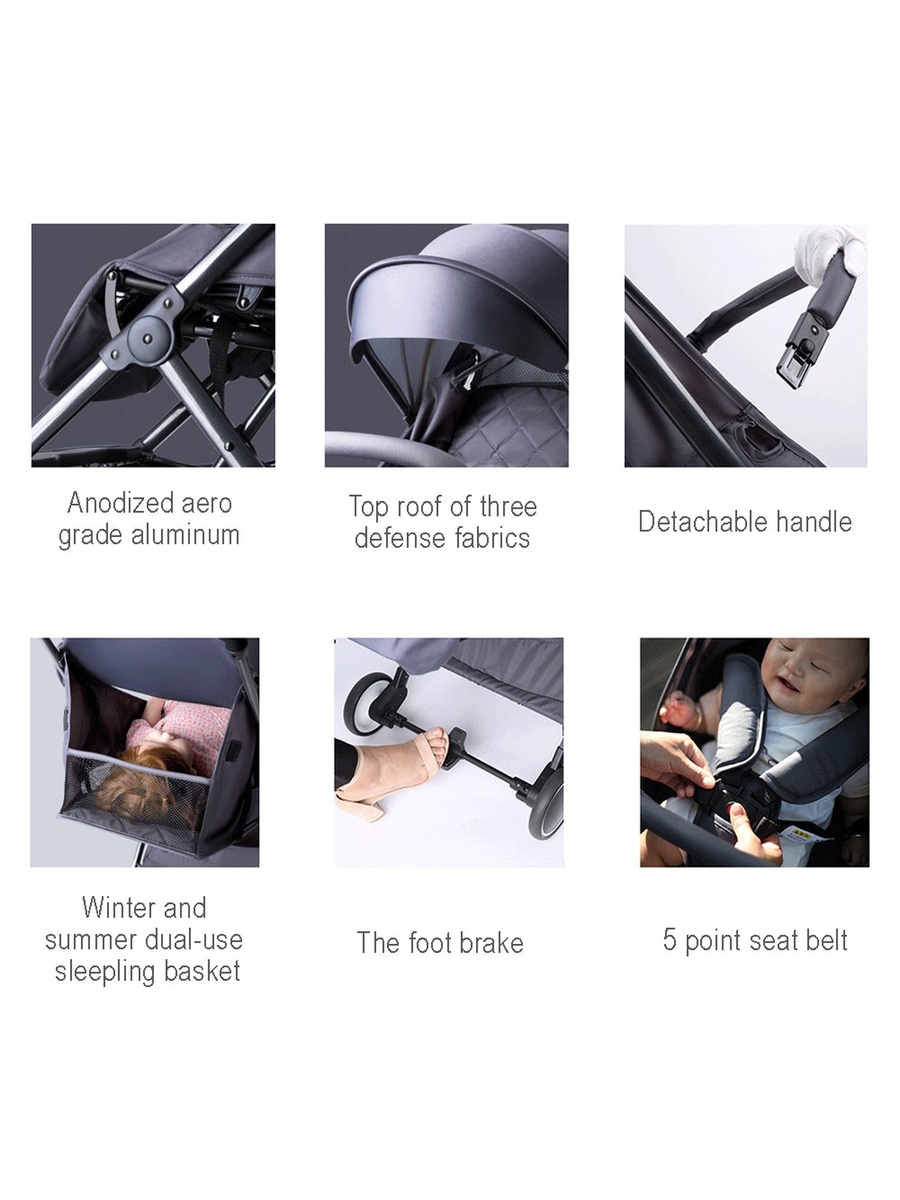 Travel Lite Stroller - Black Gold