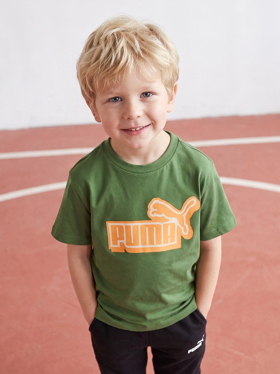 Crew Neck Short Sleeves T-Shirt with Logo Print