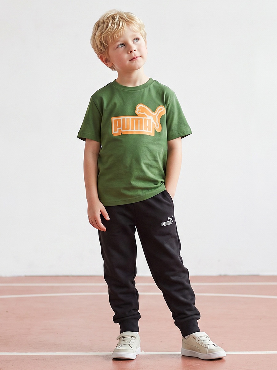 Crew Neck Short Sleeves T-Shirt with Logo Print