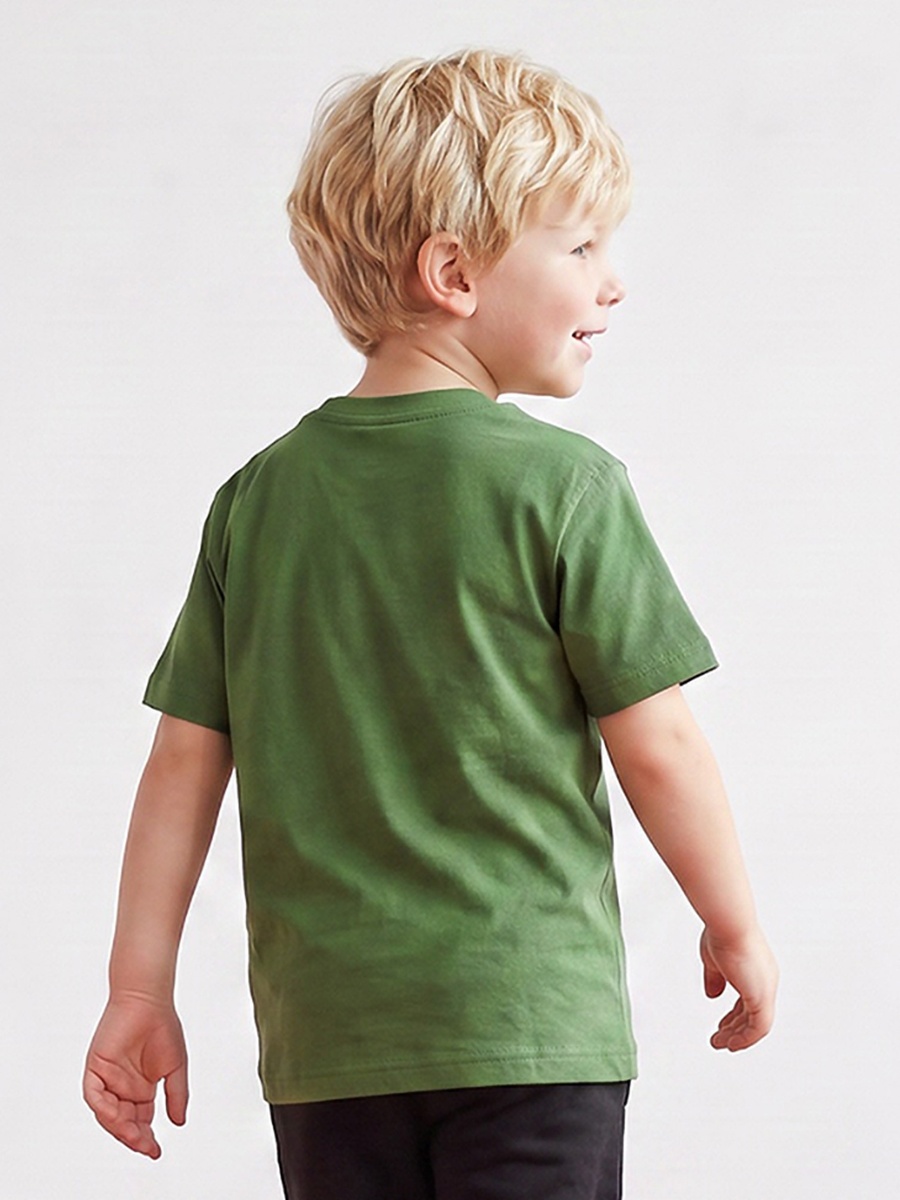 Crew Neck Short Sleeves T-Shirt with Logo Print