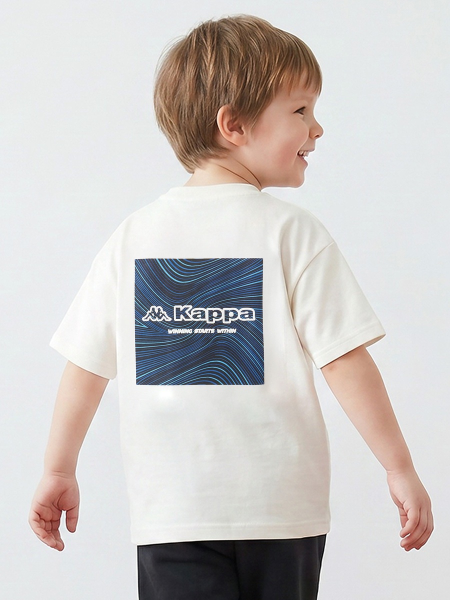Crew Neck Short Sleeves T-Shirt with Logo Print