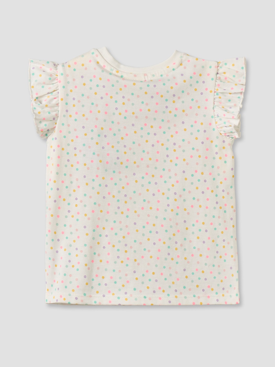 Crew Neck Sleeveless T-Shirt with Heart Applique