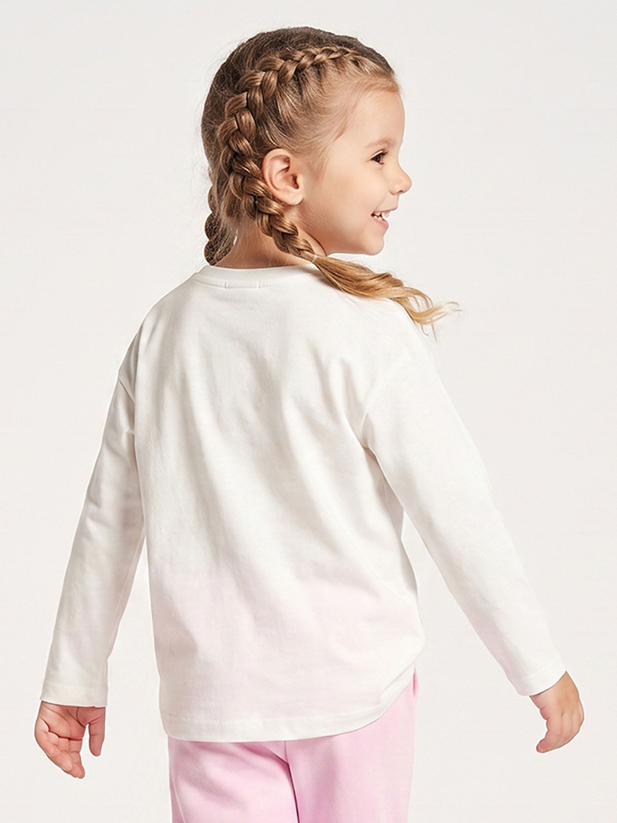 Crew Neck Long Sleeves T-Shirt with Sequin Embellishment