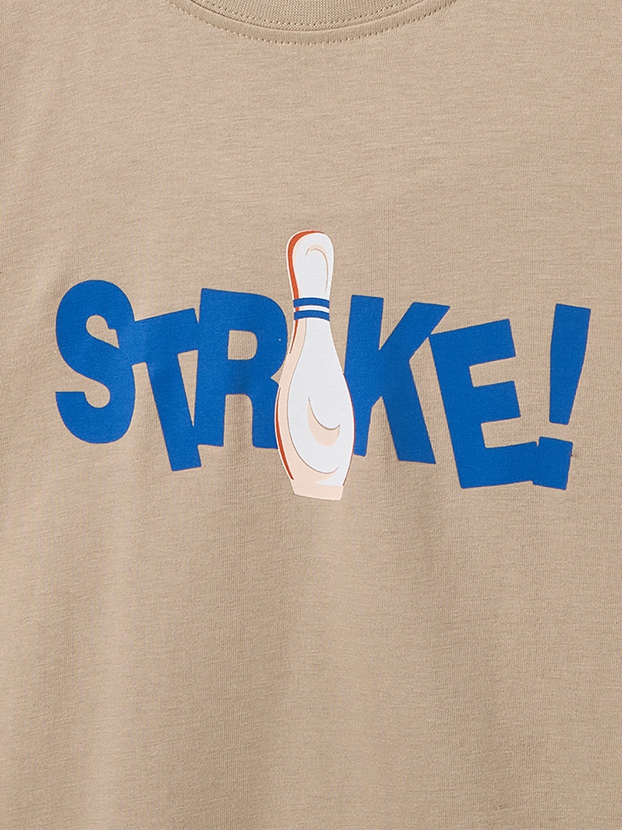 Crew Neck Short Sleeves T-Shirt with Graphic Print