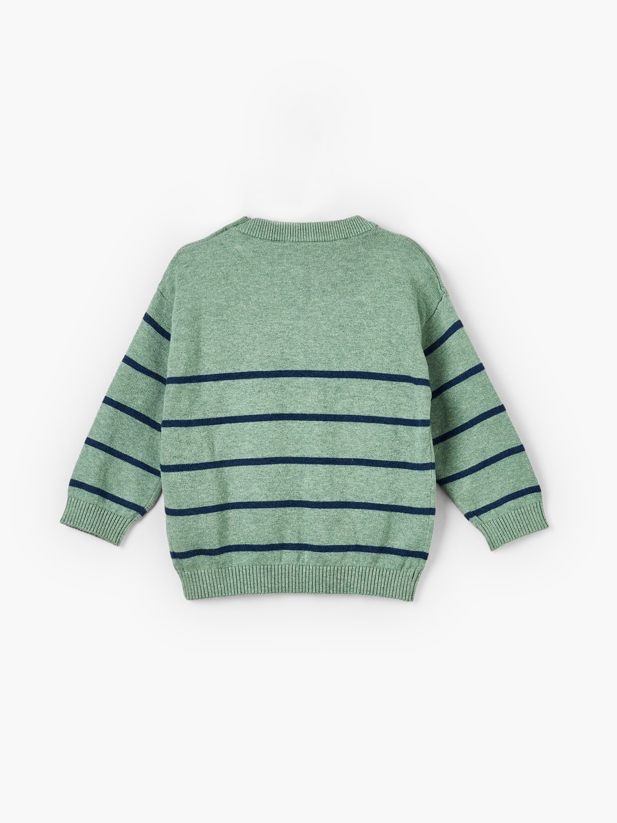 Crew Neck Sweater with Panda Applique