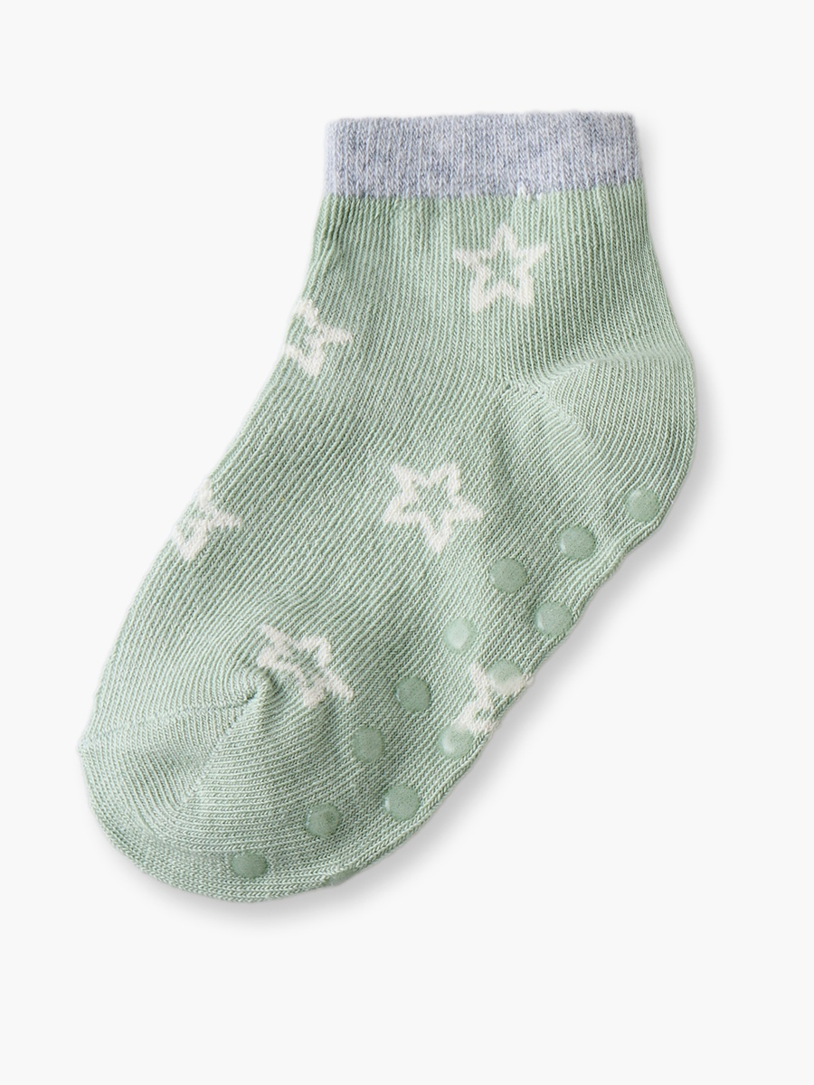 Pack of 7 Baby Boys Socks with Grippers