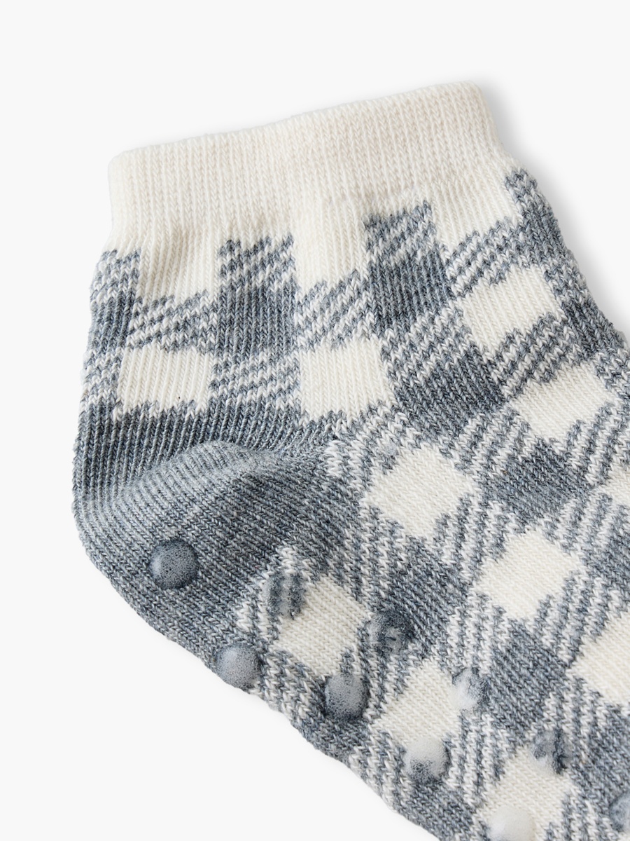 Pack of 7 Baby Boys Socks with Grippers