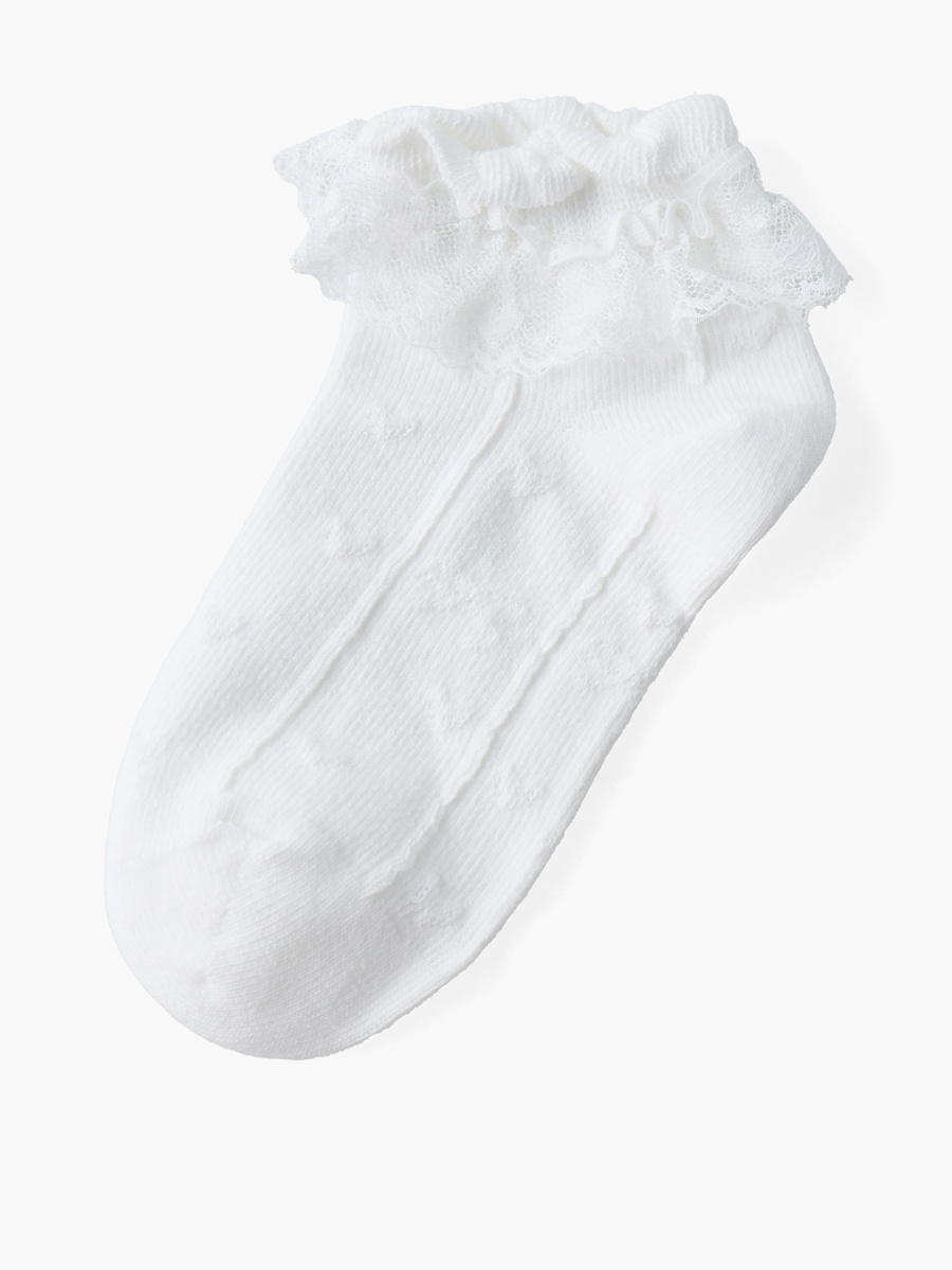 Pack of 3 Girls Socks with Ruffle Trim