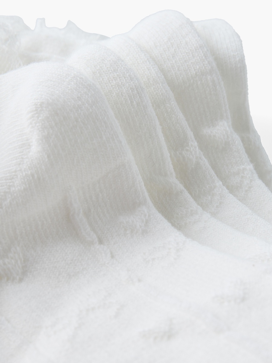 Pack of 3 Girls Socks with Ruffle Trim