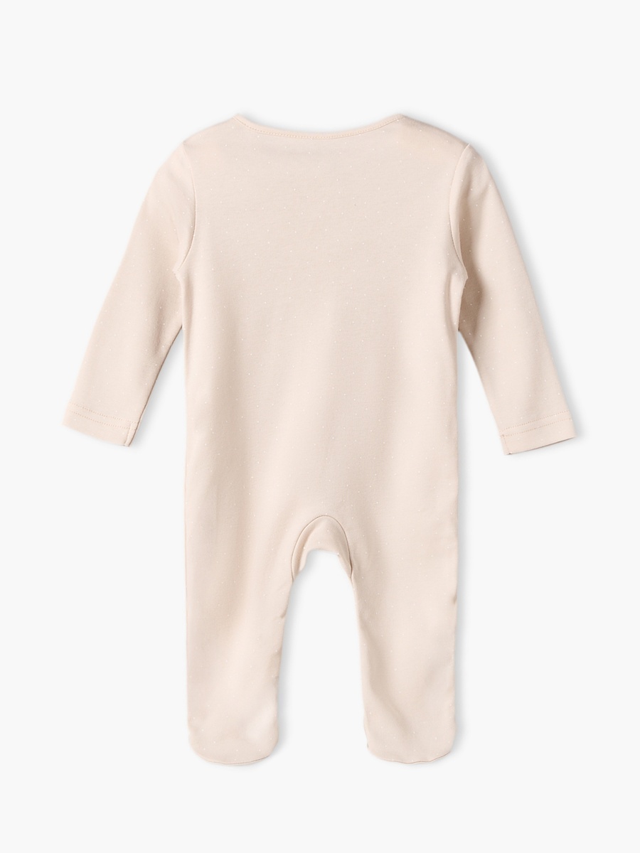 Pack of 5 Cotton Crew Neck Long Sleeves Sleepsuit with Zip Closure