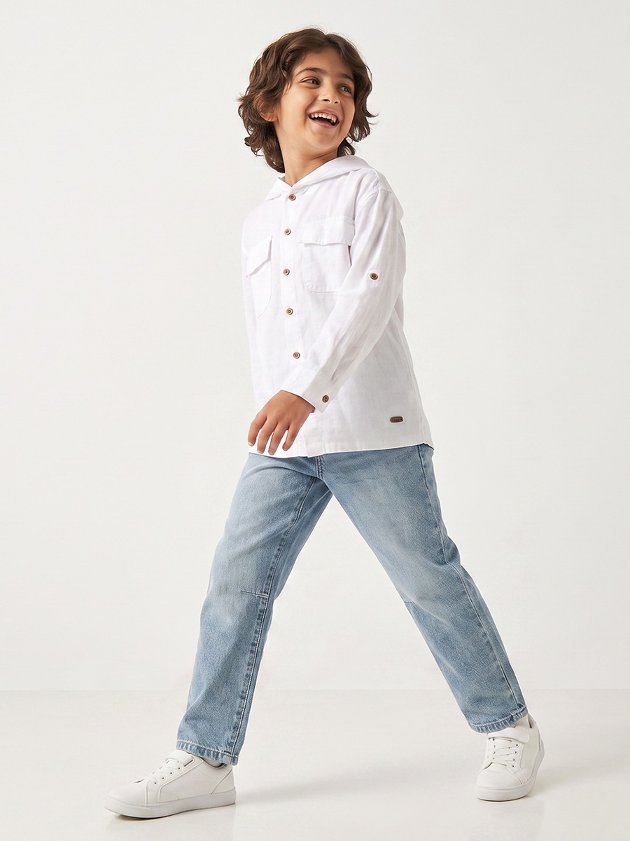Long Sleeves Shirt with Hood