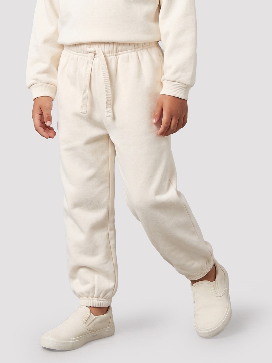 Crew Neck Long Sleeves Sweatshirt and Joggers Set with Embroidery