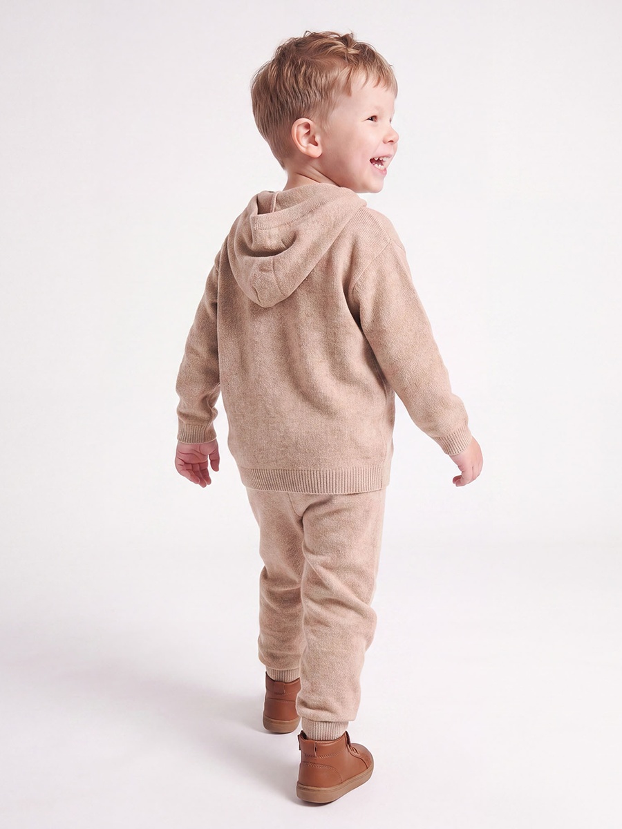 Hooded Long Sleeves Sweatshirt and Trousers Set
