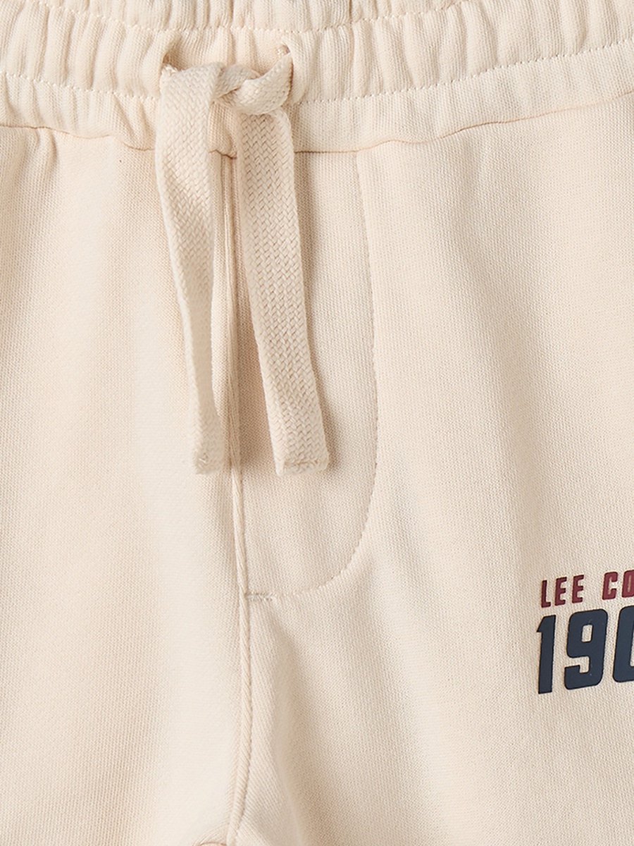 Collared Long Sleeves Sweatshirt and Joggers Set with Varsity Print