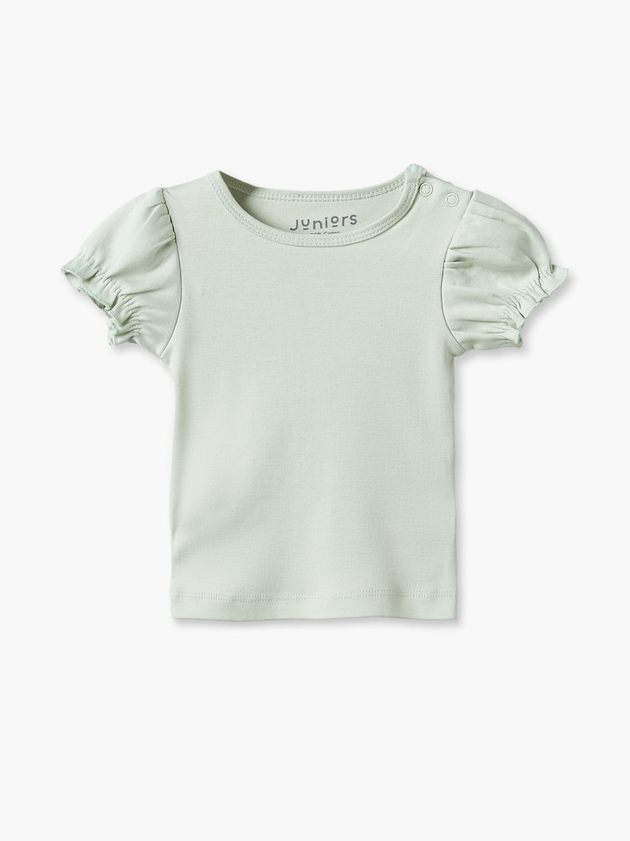 Round Neck Short Sleeves Top and Dungaree Set with Floral Print