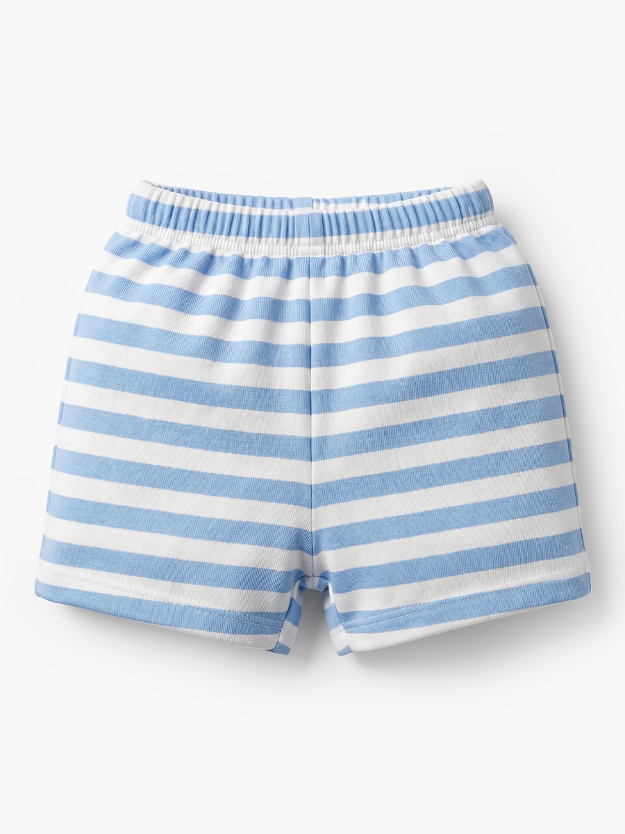 Crew Neck Short Sleeves T-Shirt and Shorts Set with Food Print