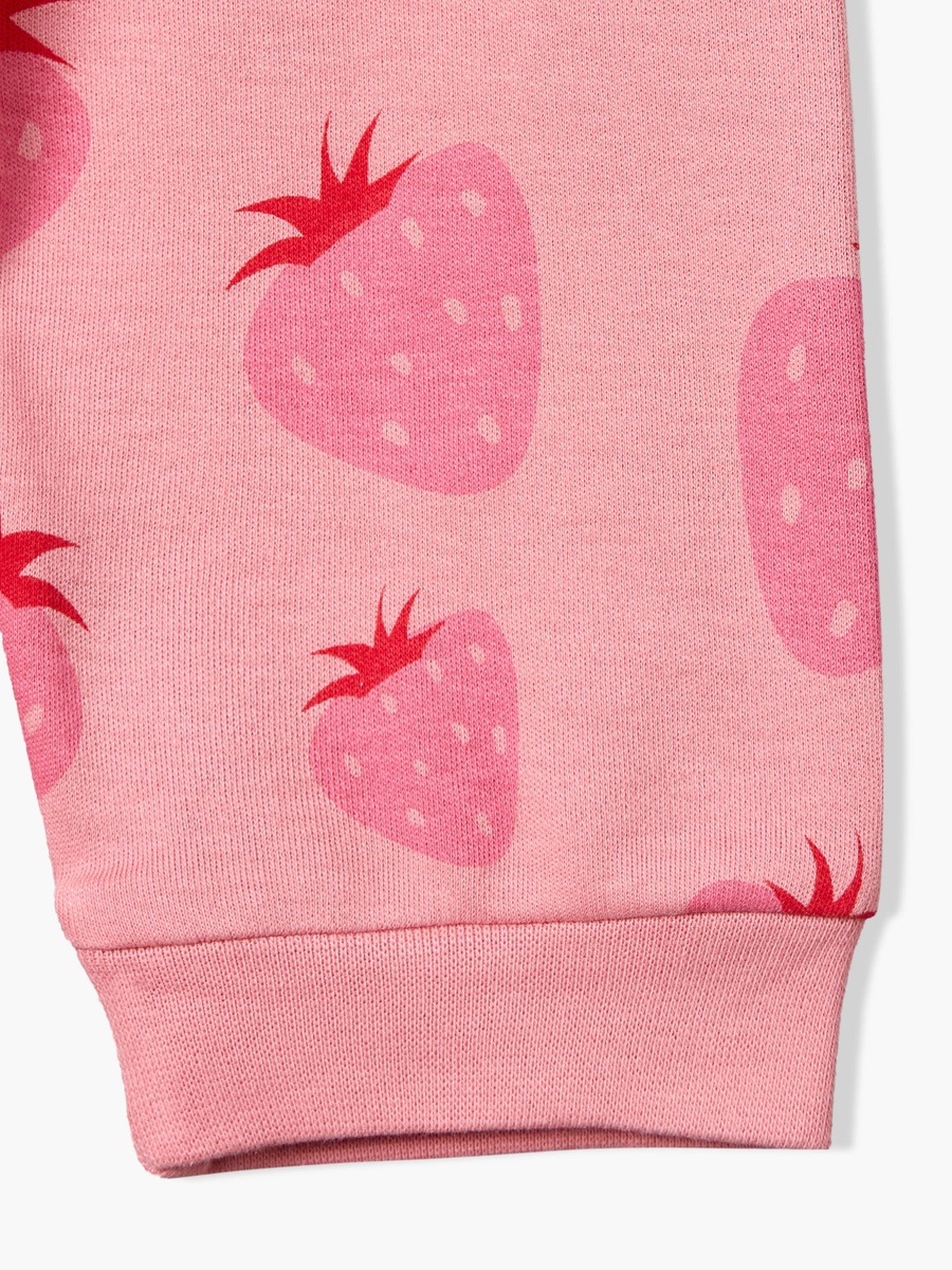 Pack of 2 Cotton Round Neck Long Sleeves Pyjama Set with Fruit Print