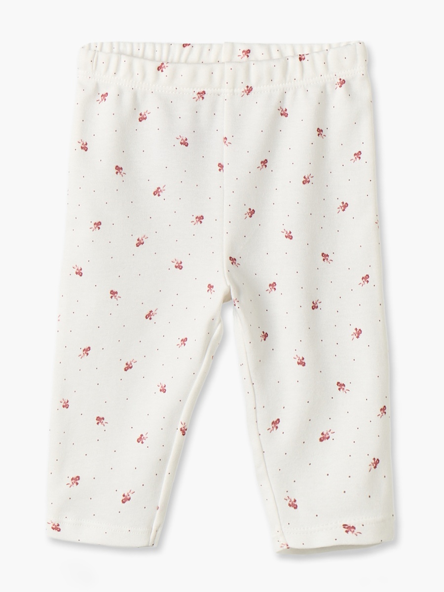 Cotton Crew Neck Long Sleeves Pyjama Set with Floral Print