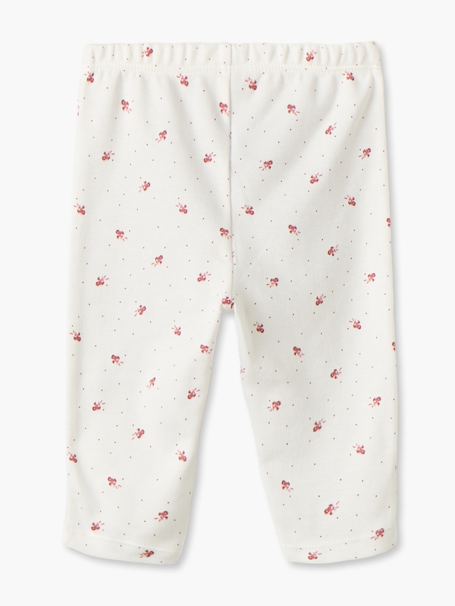Cotton Crew Neck Long Sleeves Pyjama Set with Floral Print