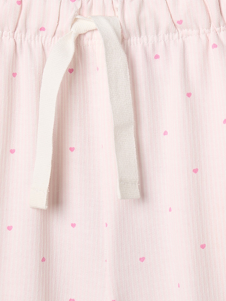 Cotton Crew Neck Long Sleeves Pyjama Set with Powerpuff Girls and Hello Kitty Print