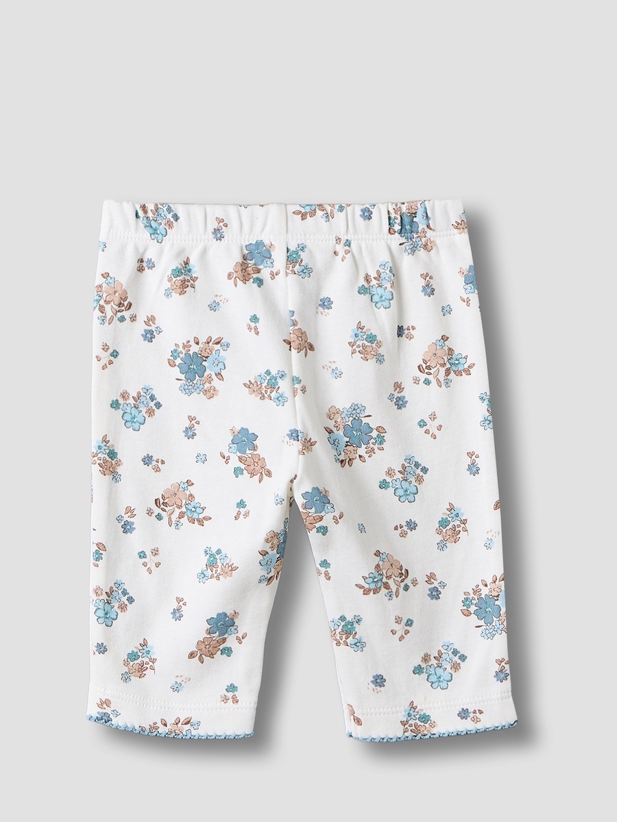 Cotton Collared Long Sleeves Pyjama Set with Floral Print