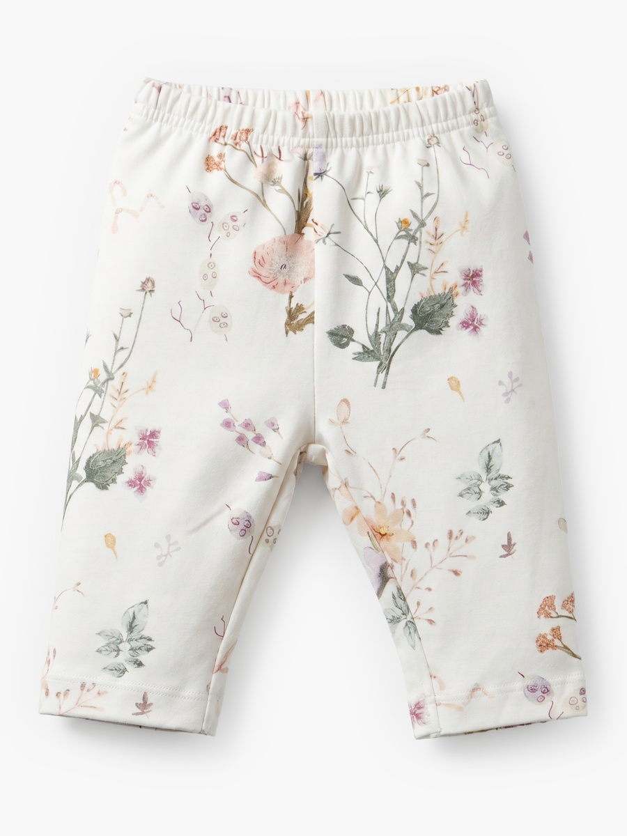 Cotton Round Neck Long Sleeves Pyjama Set with Floral Print