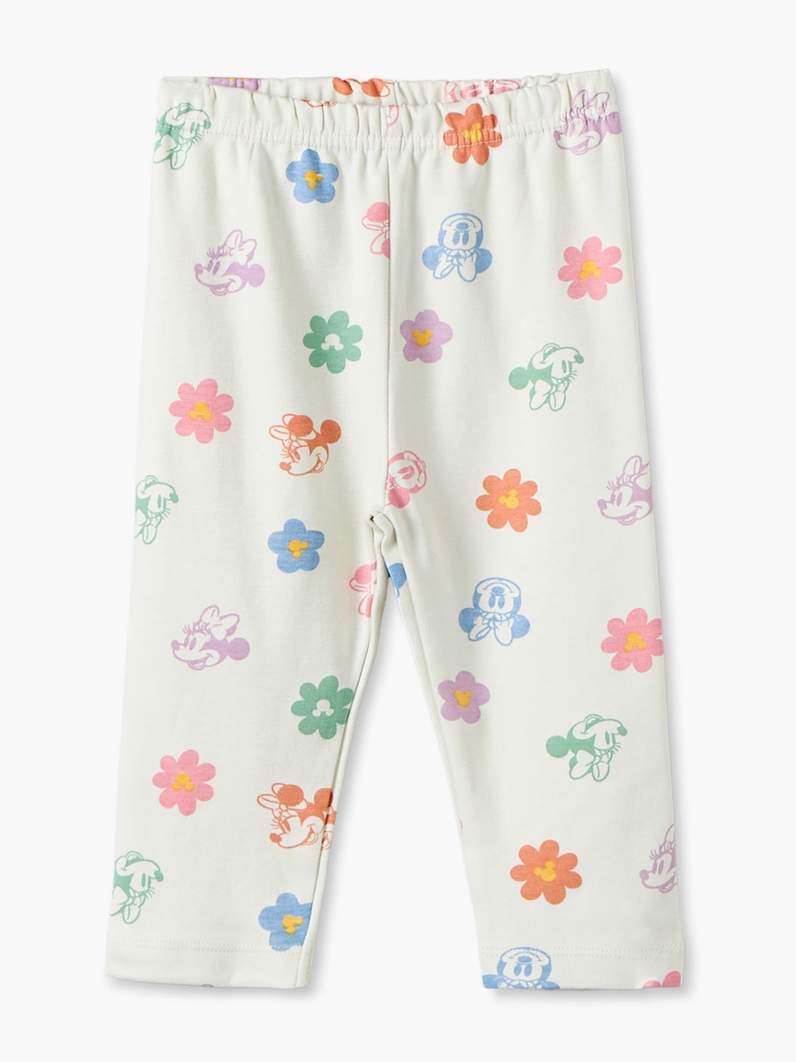 Cotton Collared Long Sleeves Pyjama Set with Minnie Mouse Print
